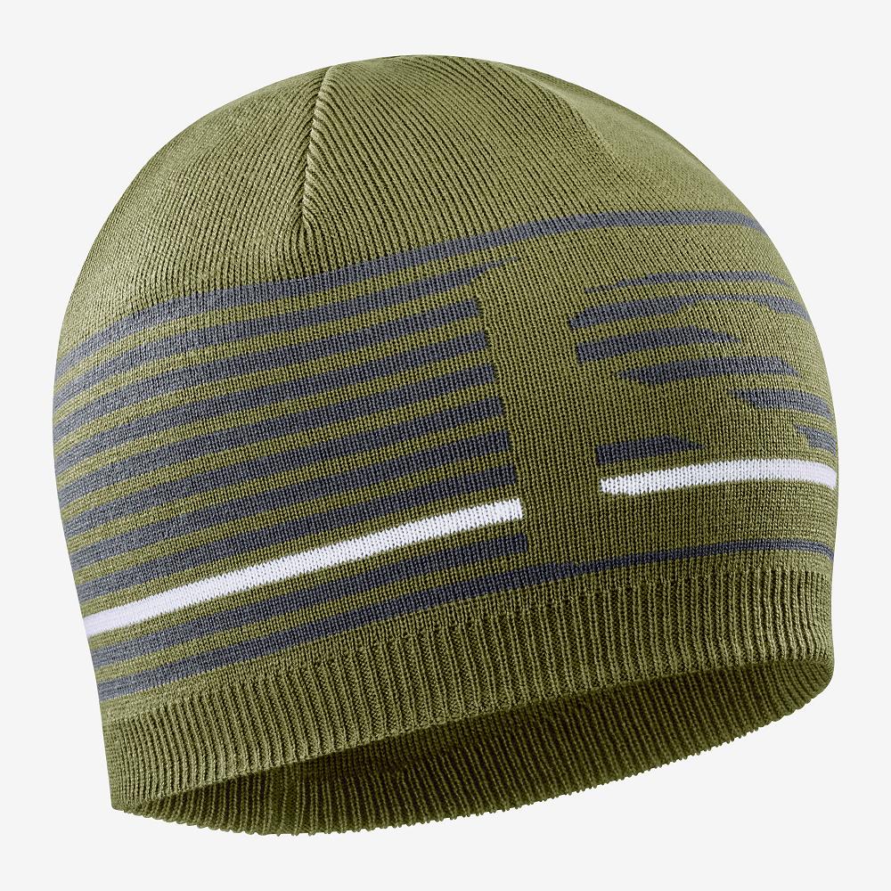 Salomon Israel FLATSPIN - Mens Beanie - Green (MYXD-41279)